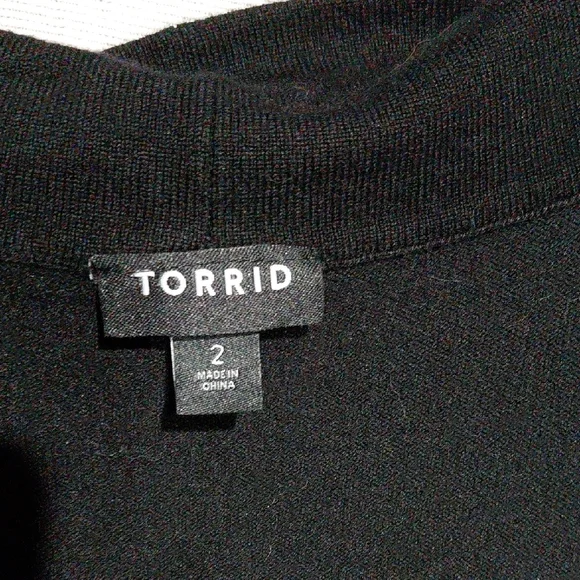 Torrid Black Shrug Sweater - Picture 2 of 5